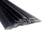 Plastic welding rods PA/ABS 8x1mm Flat Black 25 rods